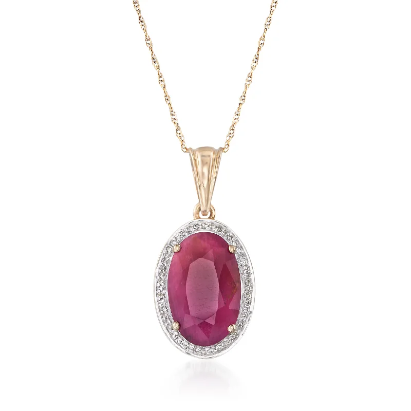 Timeless Jewelry Styles At Wallet-Friendly Prices Flash Sales Ross-Simons Ruby and . Diamond Pendant Necklace in 14kt Yellow Gold Timeless Jewelry Styles At Wallet-Friendly Prices Flash Sales Ross-Simons Ruby and . Diamond Pendant Necklace in 14kt Yellow Gold