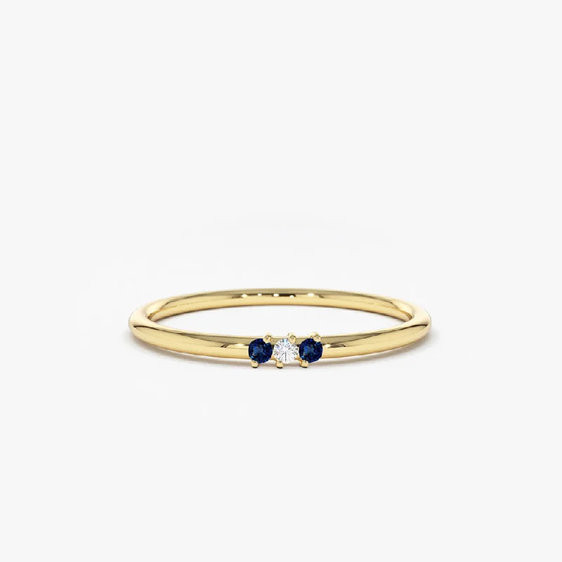 Unmissable Discounts On Timeless Jewelry Pieces Elevated Casual Discounts 14K Gold Minimal Sapphire and Diamond Ring Unmissable Discounts On Timeless Jewelry Pieces Elevated Casual Discounts 14K Gold Minimal Sapphire and Diamond Ring