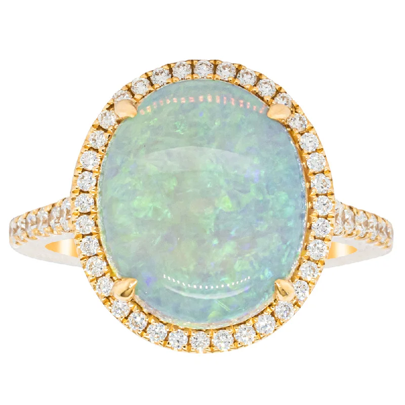 Exclusive Online Discounts On Stylish Jewelry 18ct Yellow Gold 4.05ct Opal & Diamond Sierra Ring Exclusive Online Discounts On Stylish Jewelry 18ct Yellow Gold 4.05ct Opal & Diamond Sierra Ring