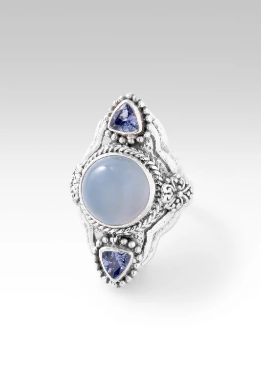 Discounted Jewelry For A Glamorous Look Sporty Fashion Offers I Will Be With You Ring™ in Blue Chalcedony Discounted Jewelry For A Glamorous Look Sporty Fashion Offers I Will Be With You Ring™ in Blue Chalcedony