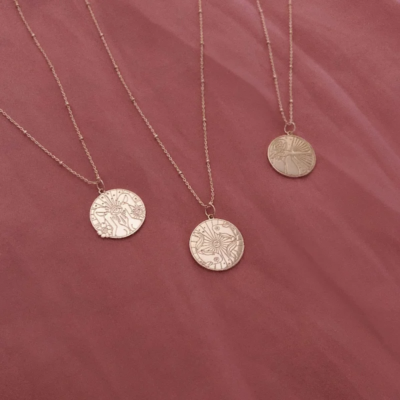 Discounted Jewelry For A Glamorous Look Keziah - Zodiac Medal Necklace