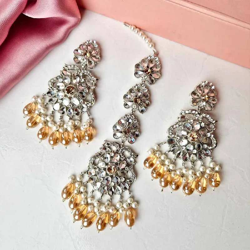Limited-Stock Jewelry Clearance – Grab Your Favorites Now Elegant Fashion Offers Kiran Earrings and Teeka Set Silver (Champagne) Limited-Stock Jewelry Clearance – Grab Your Favorites Now Elegant Fashion Offers Kiran Earrings and Teeka Set Silver (Champagne)