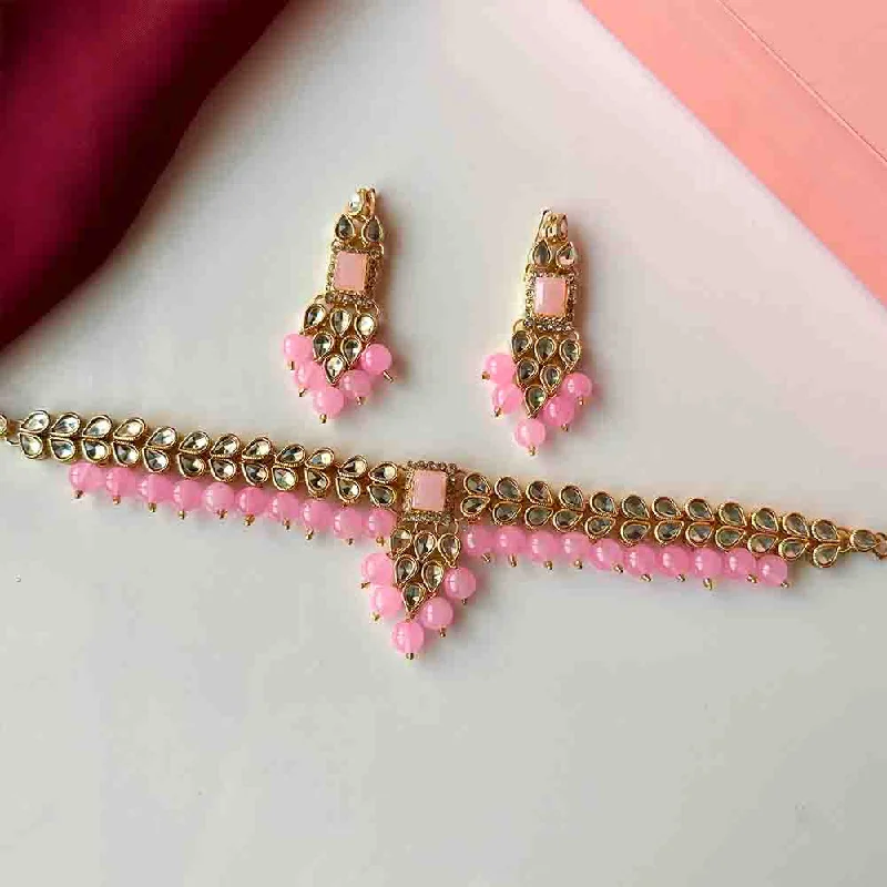 Special Deals On Handcrafted And Designer Jewelry Trendy Street Style Mishaal Set (Baby Pink) Special Deals On Handcrafted And Designer Jewelry Trendy Street Style Mishaal Set (Baby Pink)