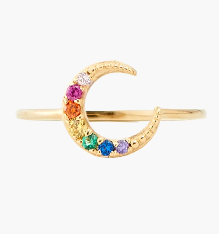 Discover Unique Jewelry With Special Limited-Time Offers Refined Fashion Sale Rainbow Moon Ring Discover Unique Jewelry With Special Limited-Time Offers Refined Fashion Sale Rainbow Moon Ring