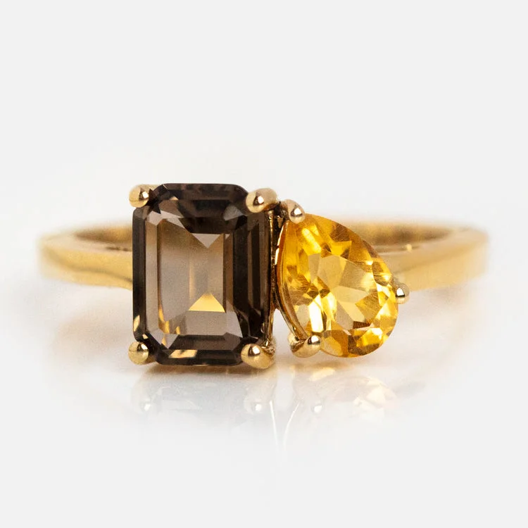 Sparkle On A Budget – Fine Jewelry For Less Timeless Style Promotions Solid Gold Toi et Moi Ring