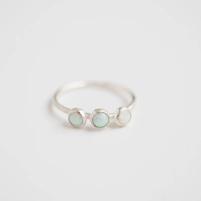 Jewelry Flash Sale – Stylish Designs At Unbeatable Rates Fashion Forward Femininity Triple Opal Ring in Sterling Silver Jewelry Flash Sale – Stylish Designs At Unbeatable Rates Fashion Forward Femininity Triple Opal Ring in Sterling Silver