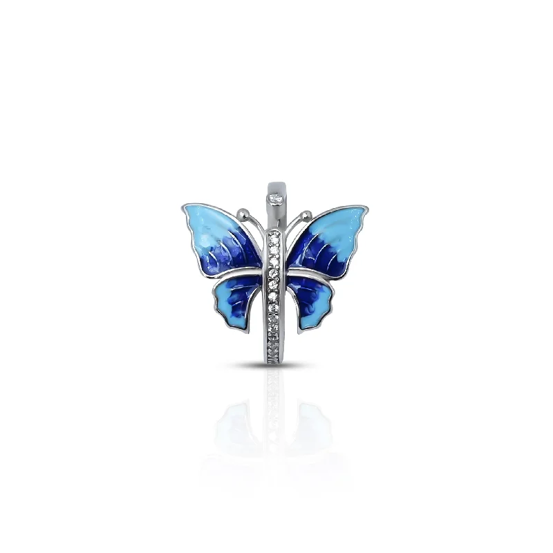 Elegant Jewelry, Exclusive Prices – Shop Now Romantic Fashion Discounts Women Sterling Silver Butterfly Stone-Studded Ring Elegant Jewelry, Exclusive Prices – Shop Now Romantic Fashion Discounts Women Sterling Silver Butterfly Stone-Studded Ring