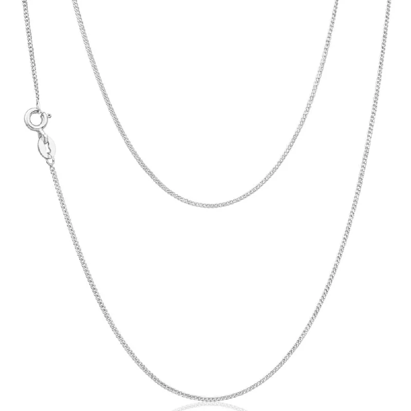 Timeless Jewelry Styles At Wallet-Friendly Prices Classy Style Discounts 9ct White Gold Silver Filled 45cm Curb Chain Timeless Jewelry Styles At Wallet-Friendly Prices Classy Style Discounts 9ct White Gold Silver Filled 45cm Curb Chain