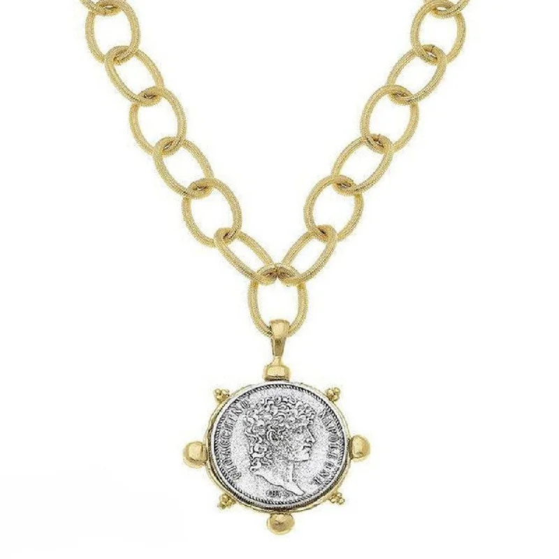 Fashion-Forward Jewelry At Exclusive Discounts Luxury Casual Deals Coin Pendant Necklace on Chain Link Fashion-Forward Jewelry At Exclusive Discounts Luxury Casual Deals Coin Pendant Necklace on Chain Link