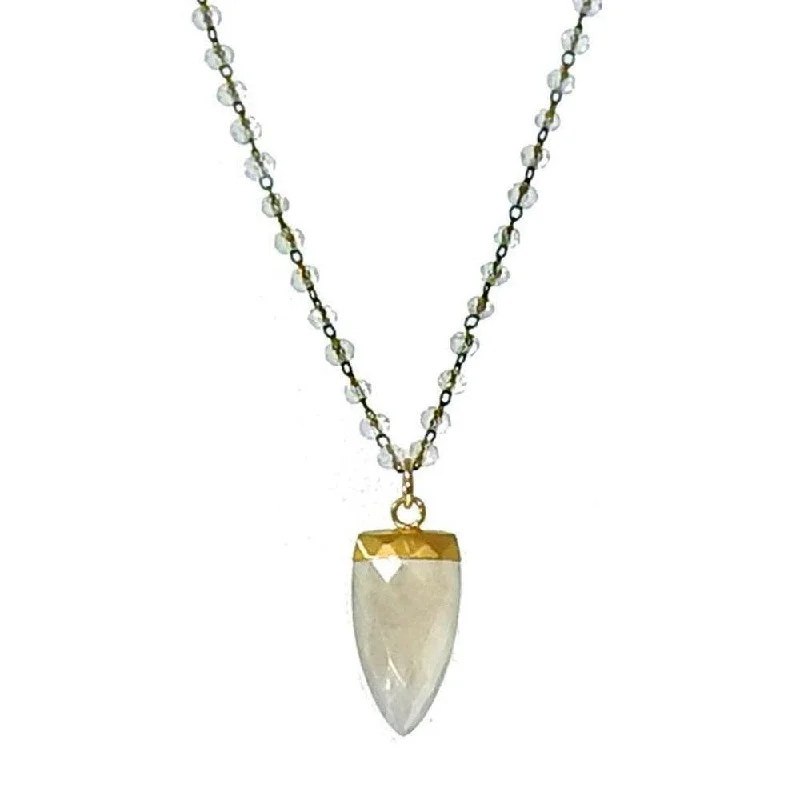 Your Perfect Accessory Now At The Best Price Chic Style Discounts Moonstone Tooth Pendant