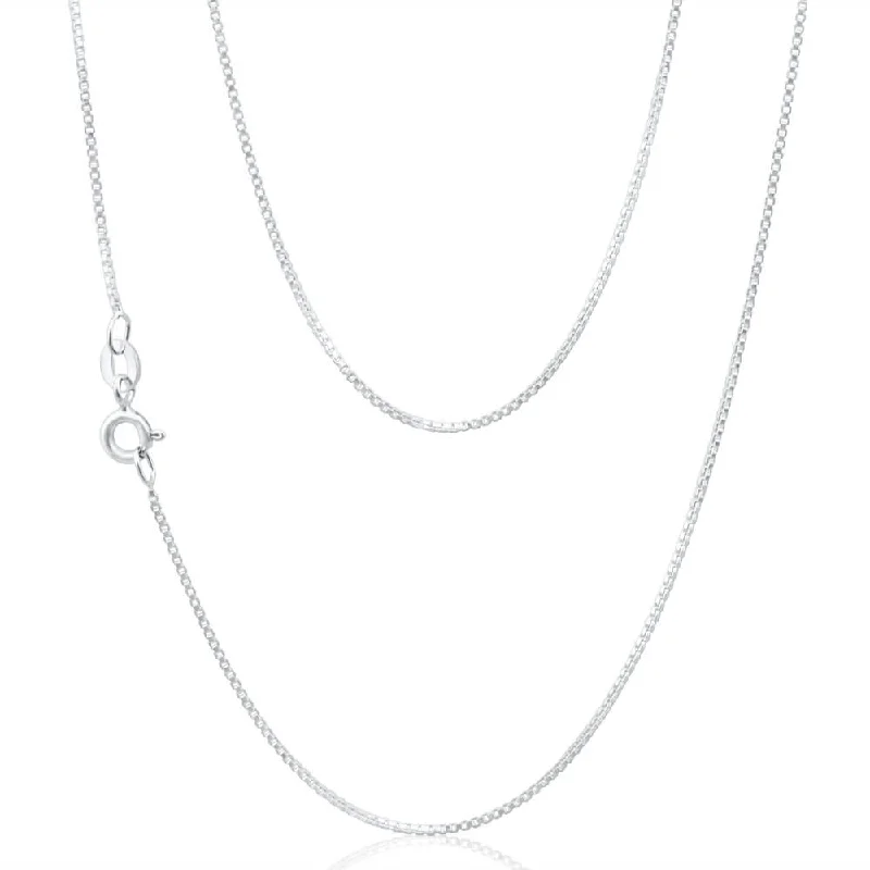 High-Quality Jewelry At A Fraction Of The Cost Limited Styles Sterling Silver 90 Gauge 44cm Box Chain High-Quality Jewelry At A Fraction Of The Cost Limited Styles Sterling Silver 90 Gauge 44cm Box Chain