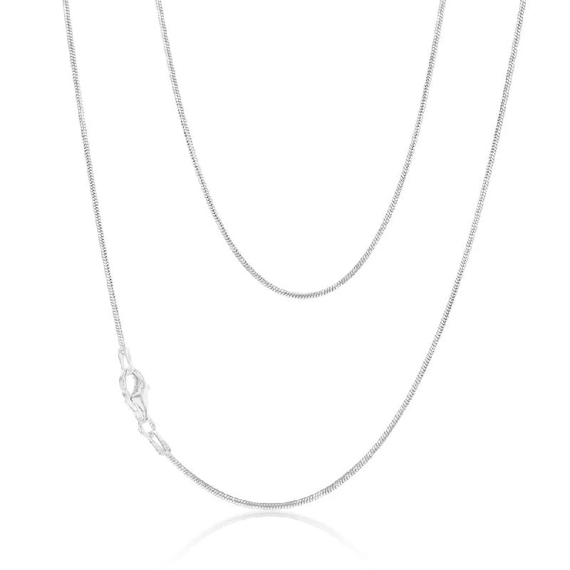 Elegant Necklaces And Bracelets At Limited-Time Offers Casual Chic Deals Sterling Silver Snake 40cm Chain Elegant Necklaces And Bracelets At Limited-Time Offers Casual Chic Deals Sterling Silver Snake 40cm Chain