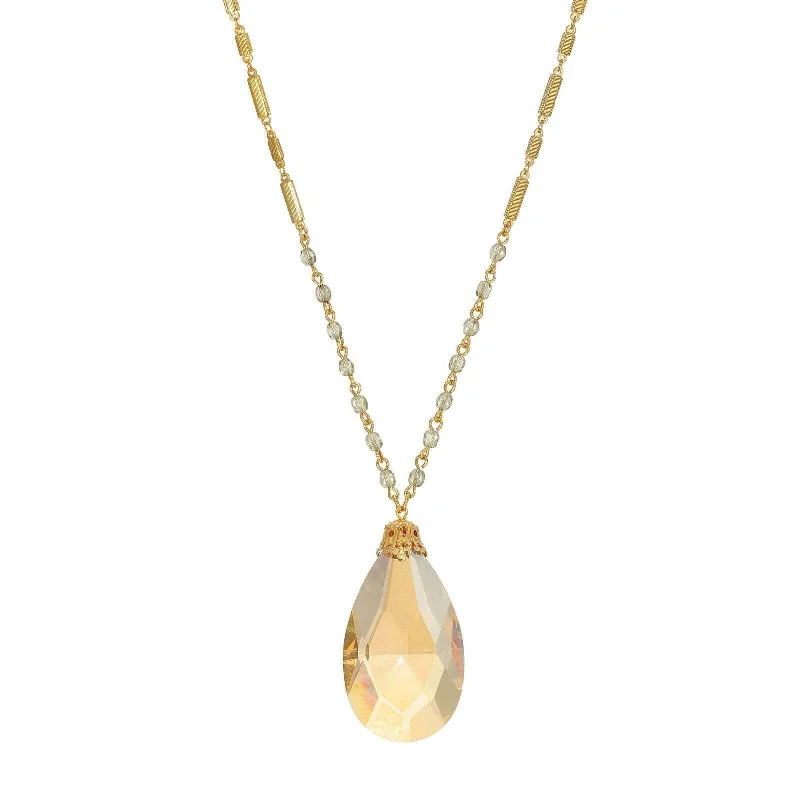 Seasonal Jewelry Sale – Upgrade Your Style Today 1928 Jewelry Light Colorado Briolette Pendant Necklace 30" Seasonal Jewelry Sale – Upgrade Your Style Today 1928 Jewelry Light Colorado Briolette Pendant Necklace 30"