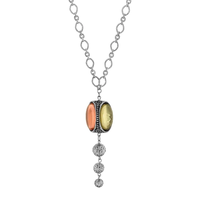Unmissable Discounts On Timeless Jewelry Pieces 1928 Jewelry Encased Crystals Three Sided Multi Color Pendant Necklace 32" Unmissable Discounts On Timeless Jewelry Pieces 1928 Jewelry Encased Crystals Three Sided Multi Color Pendant Necklace 32"