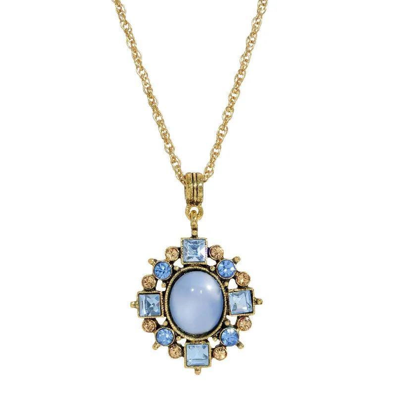 Gold Tone and Blue