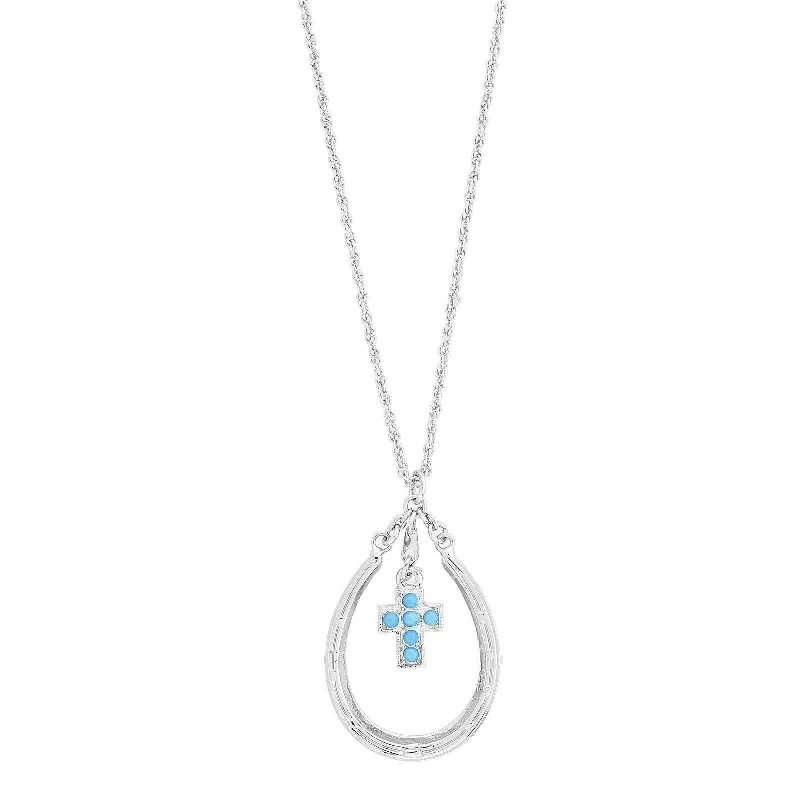 Limited-Time Jewelry Sale – Elegant Styles At Less 1928 Jewelry Southwest Turquoise Austrian Crystal Cross Horseshoe Pendant Necklace 16" + 3" Extender Limited-Time Jewelry Sale – Elegant Styles At Less 1928 Jewelry Southwest Turquoise Austrian Crystal Cross Horseshoe Pendant Necklace 16" + 3" Extender