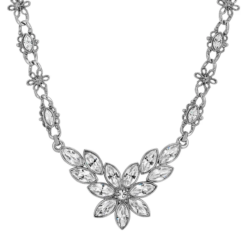 Exclusive Gemstone Jewelry At Special Prices 1928 Jewelry Austrian Crystal Flower Pendant Necklace 18" + 3" Extender Exclusive Gemstone Jewelry At Special Prices 1928 Jewelry Austrian Crystal Flower Pendant Necklace 18" + 3" Extender