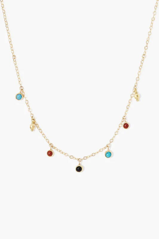 Unique Jewelry Designs Now At Discounted Rates Delilah Charm Necklace Multi Mix