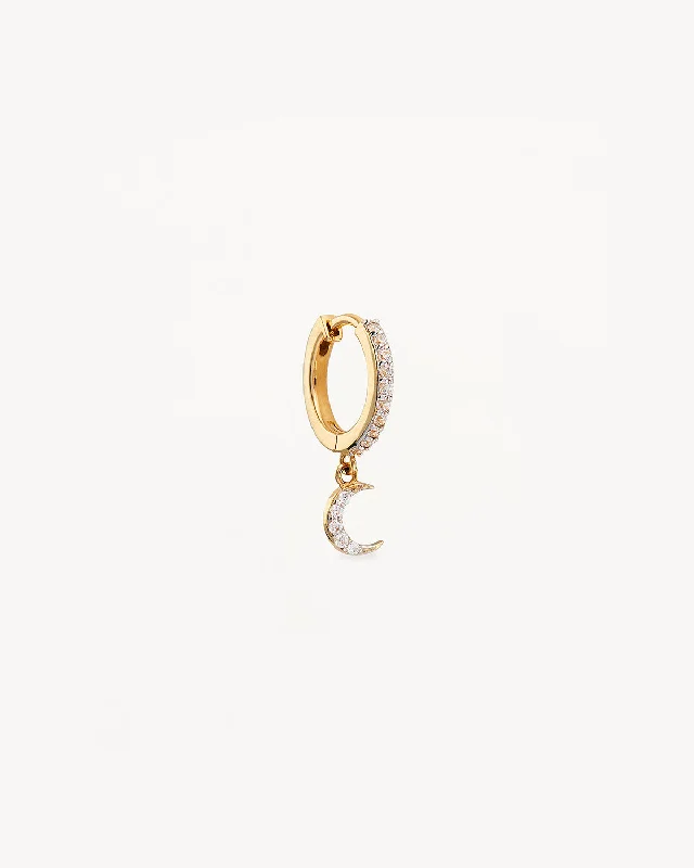 Premium Diamond Jewelry At Once-In-A-Lifetime Discounts Cool Prices 14k Solid Gold Moonlight Dreamer Hoop Premium Diamond Jewelry At Once-In-A-Lifetime Discounts Cool Prices 14k Solid Gold Moonlight Dreamer Hoop