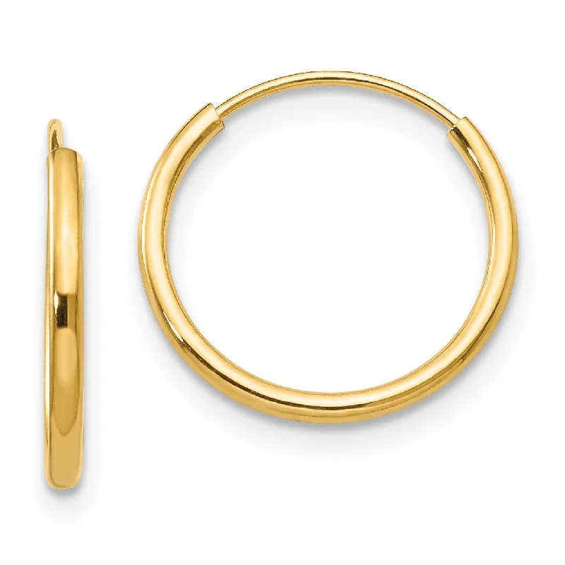 Holiday Jewelry Sale – Perfect Gifts At Great Prices End Of Season Sale 14KT Yellow Gold 13MM Hoop Earrings Holiday Jewelry Sale – Perfect Gifts At Great Prices End Of Season Sale 14KT Yellow Gold 13MM Hoop Earrings