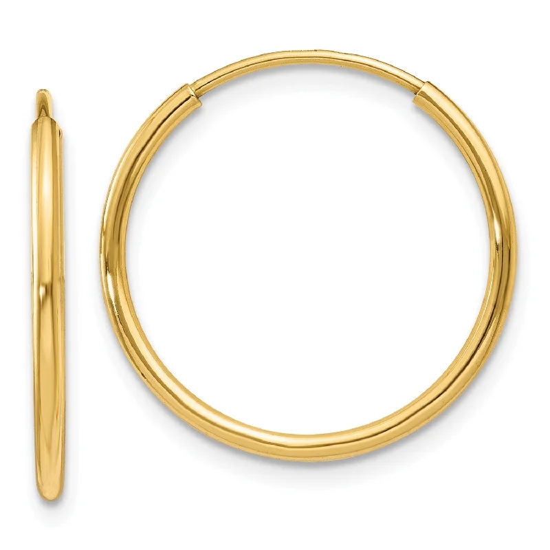 Must-Have Jewelry Pieces At Reduced Prices Mega Sales 14KT Yellow Gold 17X1.25MM Hoop Earrings Must-Have Jewelry Pieces At Reduced Prices Mega Sales 14KT Yellow Gold 17X1.25MM Hoop Earrings