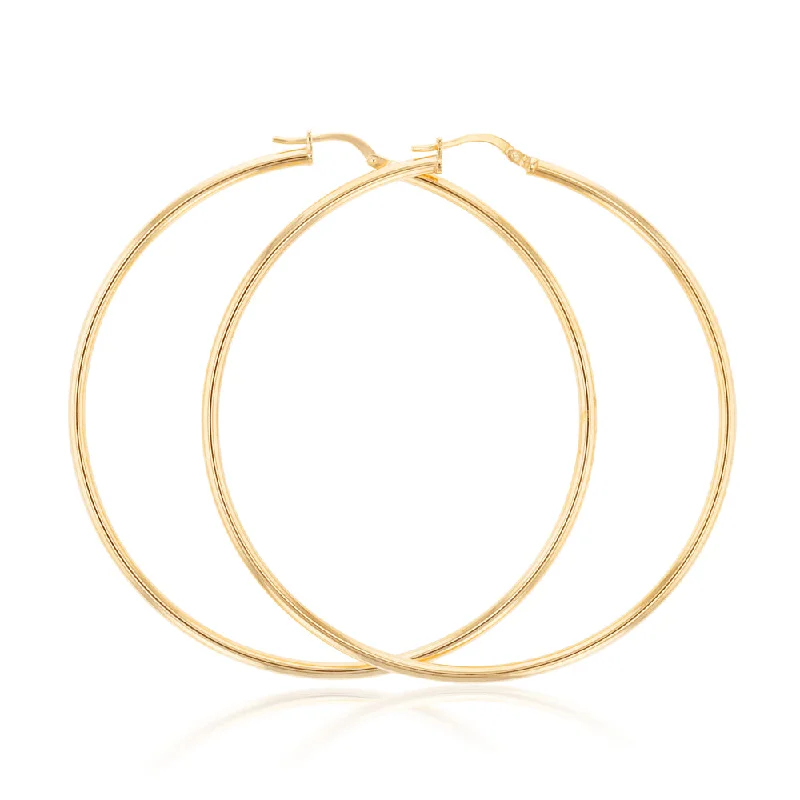 Shop High-Quality Jewelry At Jaw-Dropping Discounts Big Savings 9ct Yellow Gold Silver Filled 60mm Plain Hoop Earrings Shop High-Quality Jewelry At Jaw-Dropping Discounts Big Savings 9ct Yellow Gold Silver Filled 60mm Plain Hoop Earrings