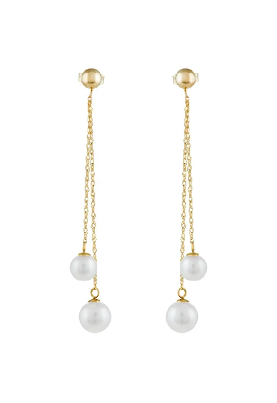 Get The Sparkle You Love At Prices You Adore Premium Style 14K Yellow Gold Cultured Fresh Water Pearl Earrings Get The Sparkle You Love At Prices You Adore Premium Style 14K Yellow Gold Cultured Fresh Water Pearl Earrings
