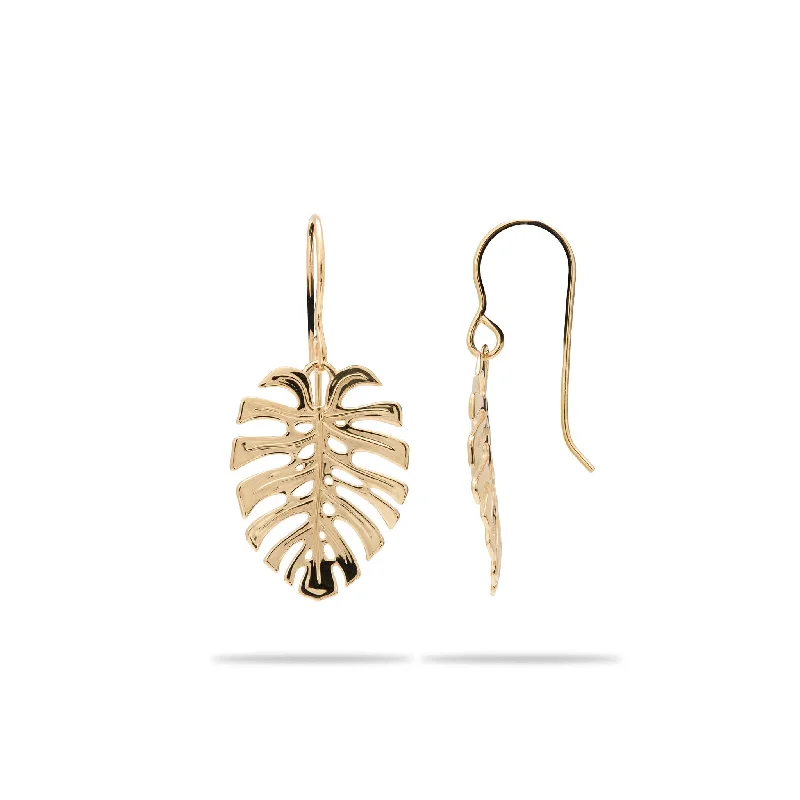 Jewelry Flash Sale – Stylish Designs At Unbeatable Rates Monstera Earrings in Gold - 23mm Jewelry Flash Sale – Stylish Designs At Unbeatable Rates Monstera Earrings in Gold - 23mm
