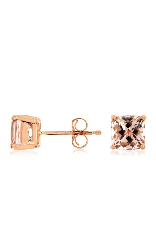 Versatile Layering Jewelry For Effortless Chic Crazy Discounts, Hurry Up Princess Cut Morganite Stud Earrings Versatile Layering Jewelry For Effortless Chic Crazy Discounts, Hurry Up Princess Cut Morganite Stud Earrings