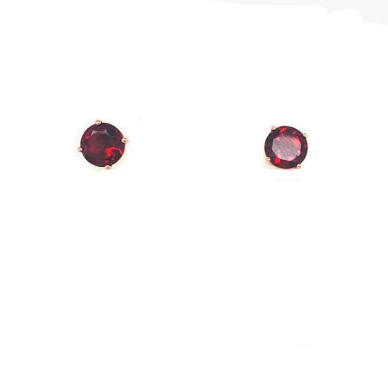 Eco-Friendly Sustainable Jewelry For Conscious Buyers Crazy Price Slashing Round Garnet Stud Earrings Eco-Friendly Sustainable Jewelry For Conscious Buyers Crazy Price Slashing Round Garnet Stud Earrings