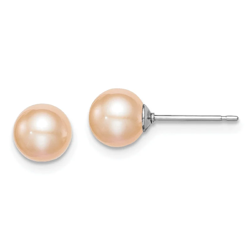 Huge Savings On Timeless Jewelry Collections Premium Fashion Sterling Silver 6X7MM Pearl Stud Earrings Huge Savings On Timeless Jewelry Collections Premium Fashion Sterling Silver 6X7MM Pearl Stud Earrings