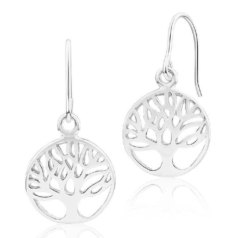 Accessorize For Less – Luxury Jewelry At Affordable Prices Boutique Styles Sterling Silver Tree of Life Round Drop Earrings Accessorize For Less – Luxury Jewelry At Affordable Prices Boutique Styles Sterling Silver Tree of Life Round Drop Earrings