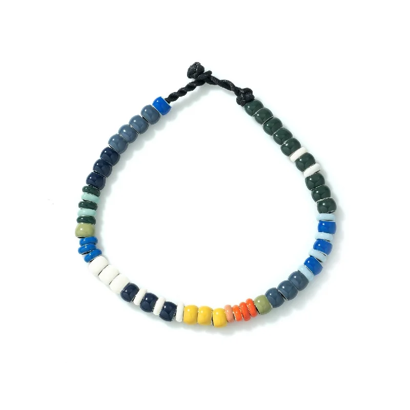 Shop Stylish Jewelry Now And Save Big Bead Party Men's Blue Multi Enamel Bracelet