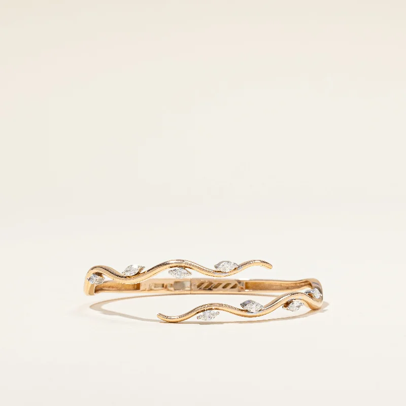 Eco-Friendly Sustainable Jewelry For Conscious Buyers Hot Trends Diamond Open Bangle | 0.50ctw | 6" | Eco-Friendly Sustainable Jewelry For Conscious Buyers Hot Trends Diamond Open Bangle | 0.50ctw | 6" |