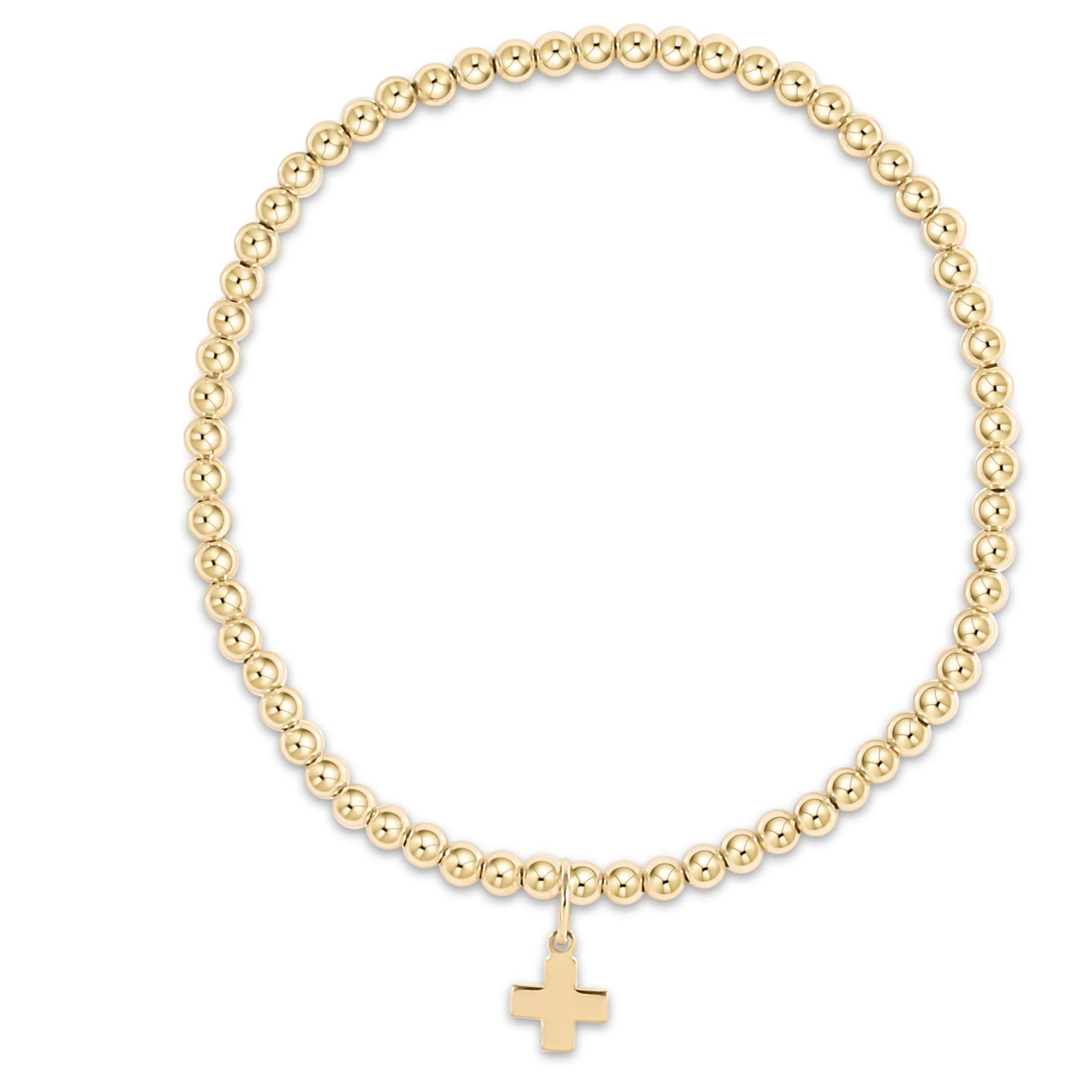 Elevate Your Jewelry Collection With Limited-Time Savings Affordable Luxury Fashion egirl classic gold 3mm bead bracelet signature cross charm by enewton Elevate Your Jewelry Collection With Limited-Time Savings Affordable Luxury Fashion egirl classic gold 3mm bead bracelet signature cross charm by enewton