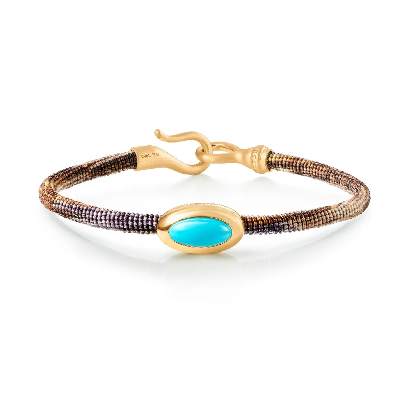 Limited-Stock Jewelry Clearance – Grab Your Favorites Now Life 4,5mm Velvet 18K Gold Bracelet w. Turquoise Limited-Stock Jewelry Clearance – Grab Your Favorites Now Life 4,5mm Velvet 18K Gold Bracelet w. Turquoise